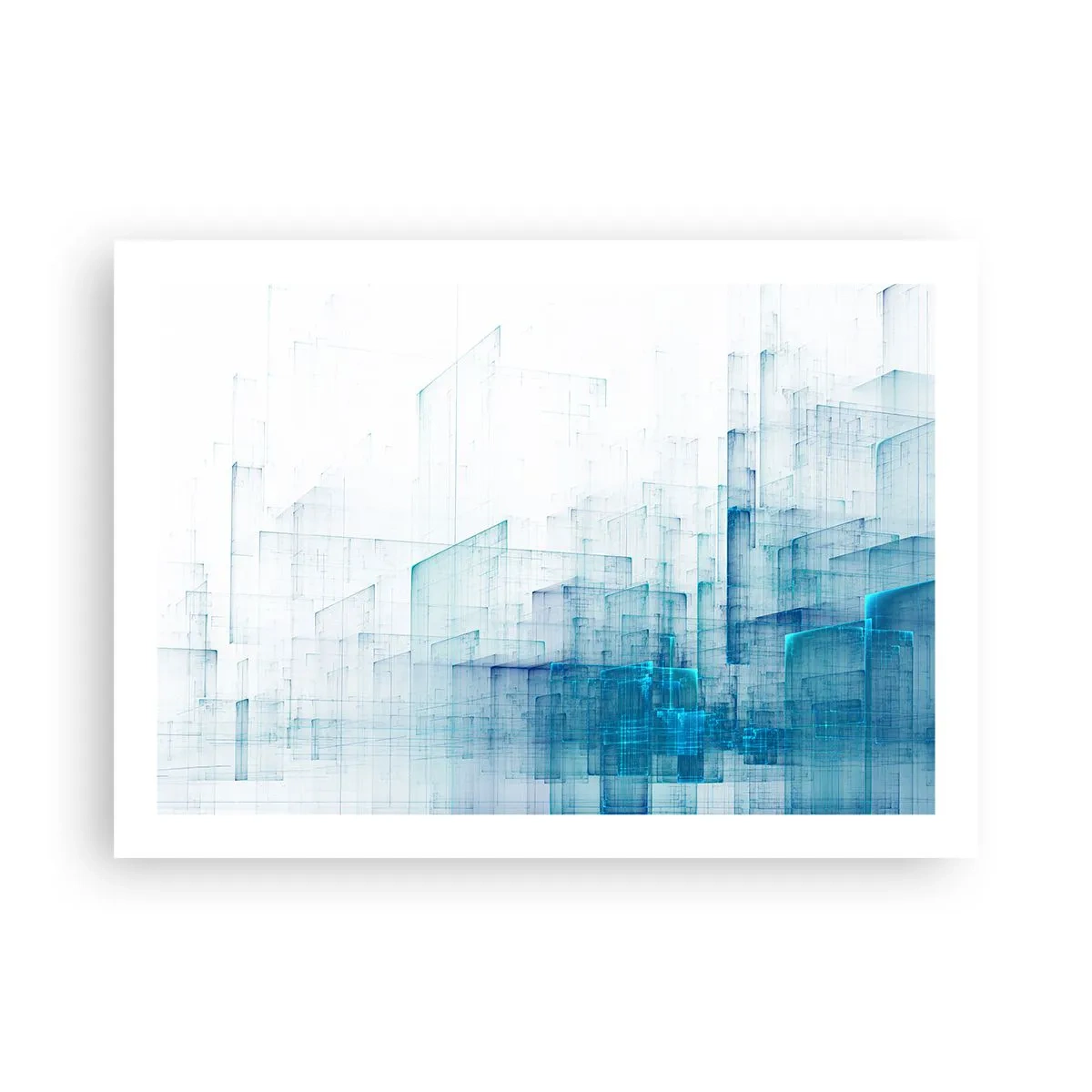 Poster - Wie der Raum wgeschaffen urde - 70x50 cm