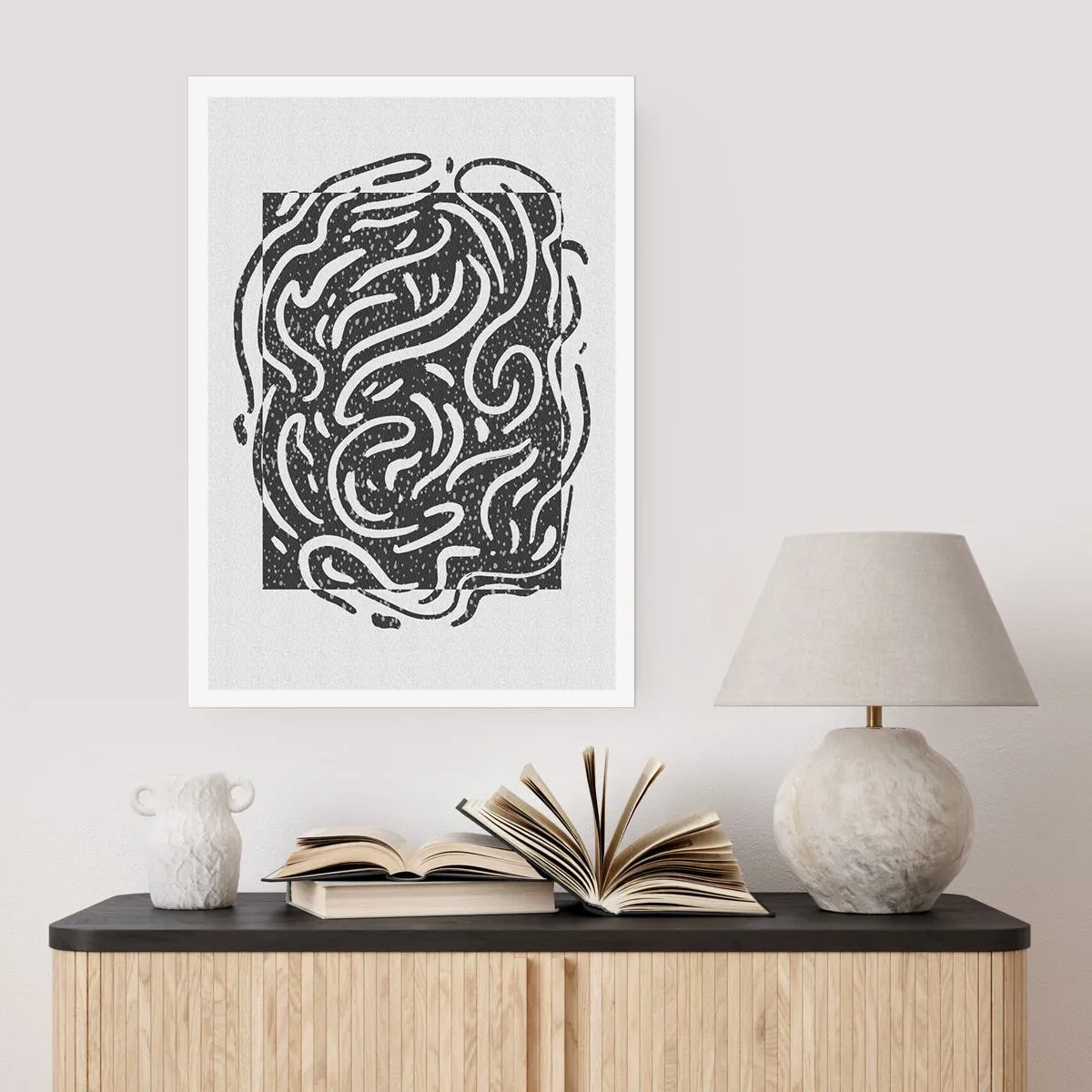 Poster - Abstraktion: Freudentanz - 61x91 cm