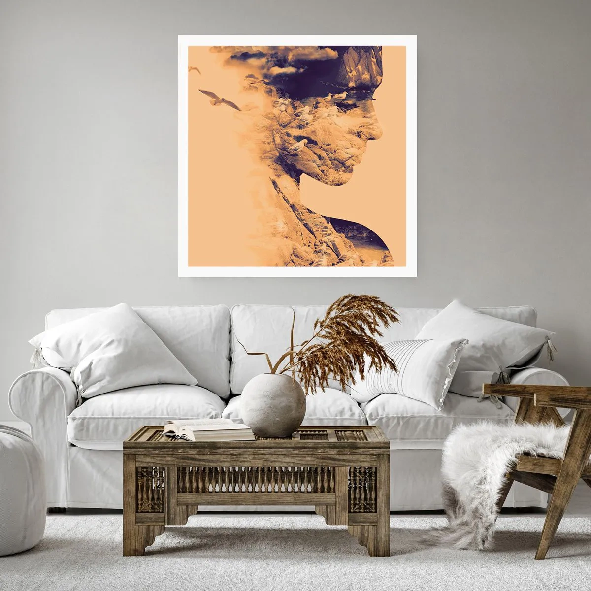 Poster - Von Natur aus schön - 50x50 cm