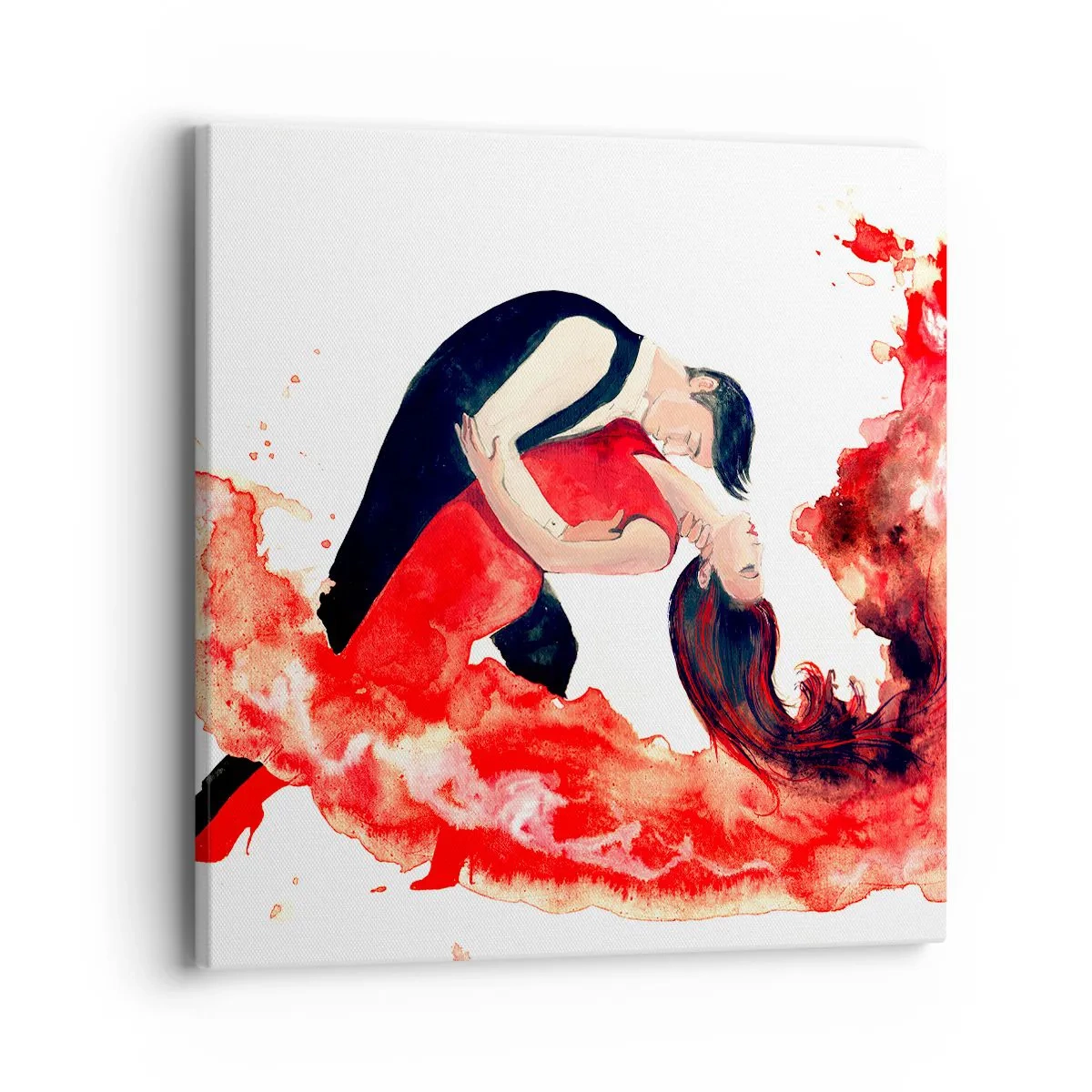 Bild auf Leinwand - Leinwandbild - Tango - eine sinnliche Welle - 40x40 cm