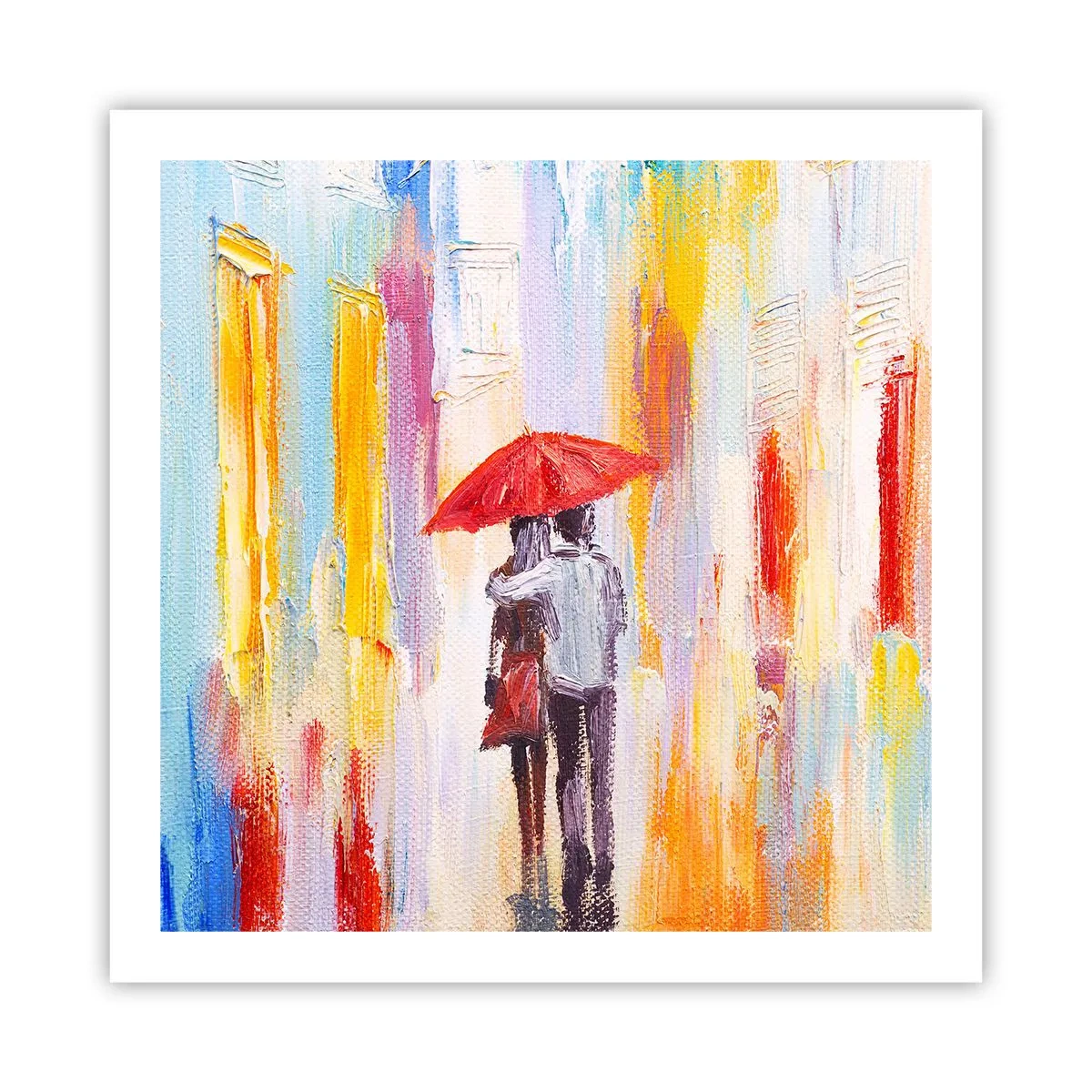 Poster - Lass es weiter regnen - 60x60 cm