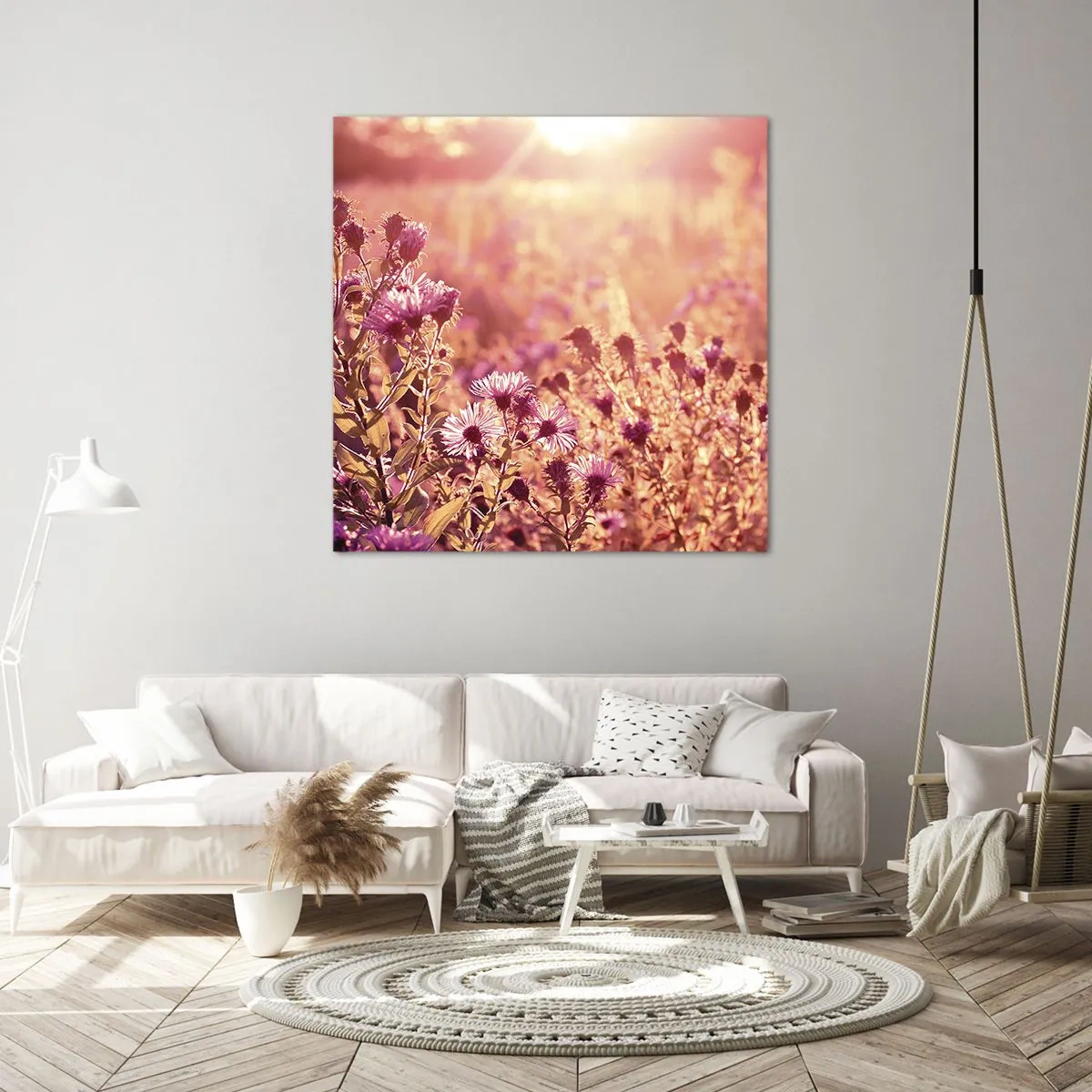 Bild auf Leinwand - Leinwandbild - Bevor der Sommer vorbei ist - 60x60 cm