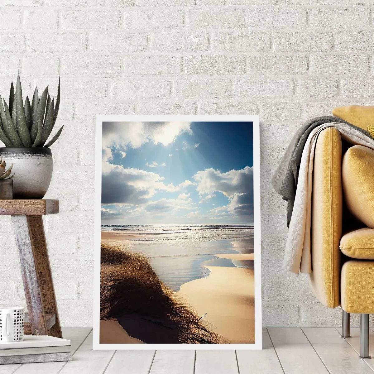 Poster - Strand, wilder Strand - 30x40 cm