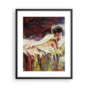 Poster in einem schwarzem Rahmen - Venus in Gedanken - 40x50 cm