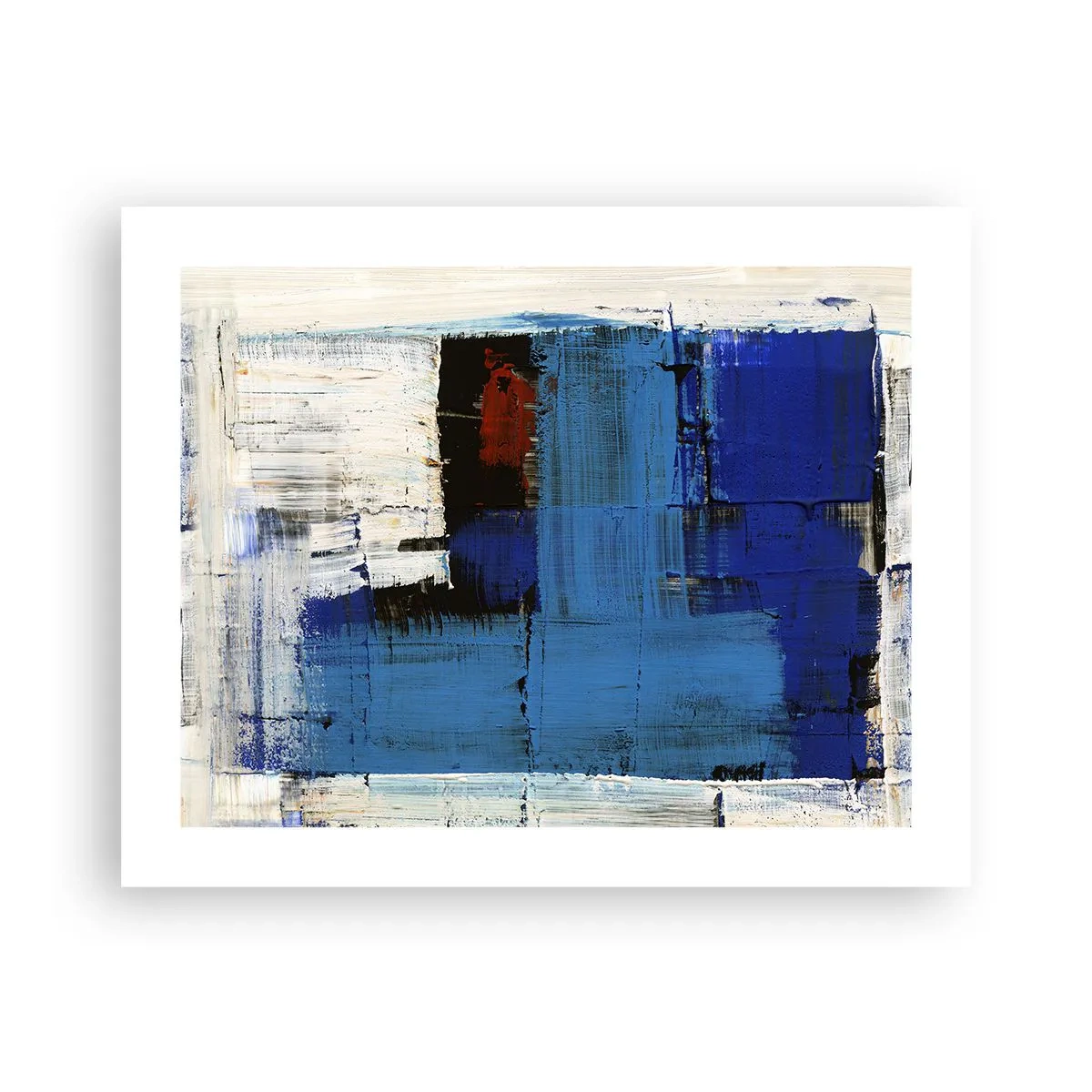 Poster - Geheimnis ist blau - 50x40 cm