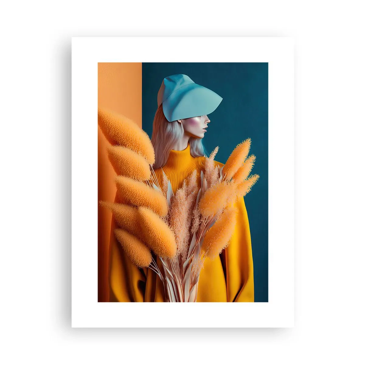 Poster - Flauschiges Porträt - 30x40 cm