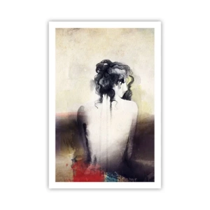 Poster - Glatte Linien, ovale Formen - 61x91 cm