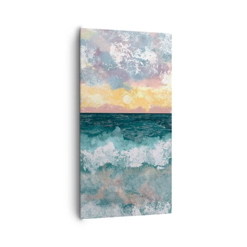 Bild auf Leinwand - Leinwandbild - Wasser, Licht, Luft - 65x120 cm