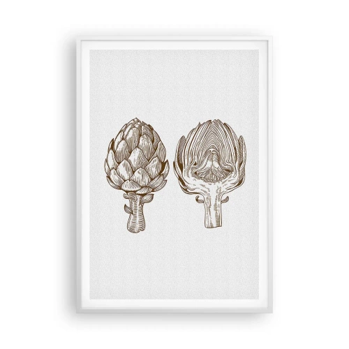 Poster in einem weißen Rahmen - Anatomie-Lektion - 70x100 cm