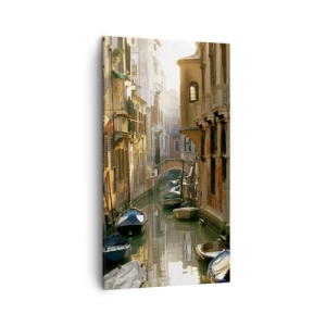 Bild auf Leinwand - Leinwandbild - In einer venezianischen Gasse - 45x80 cm