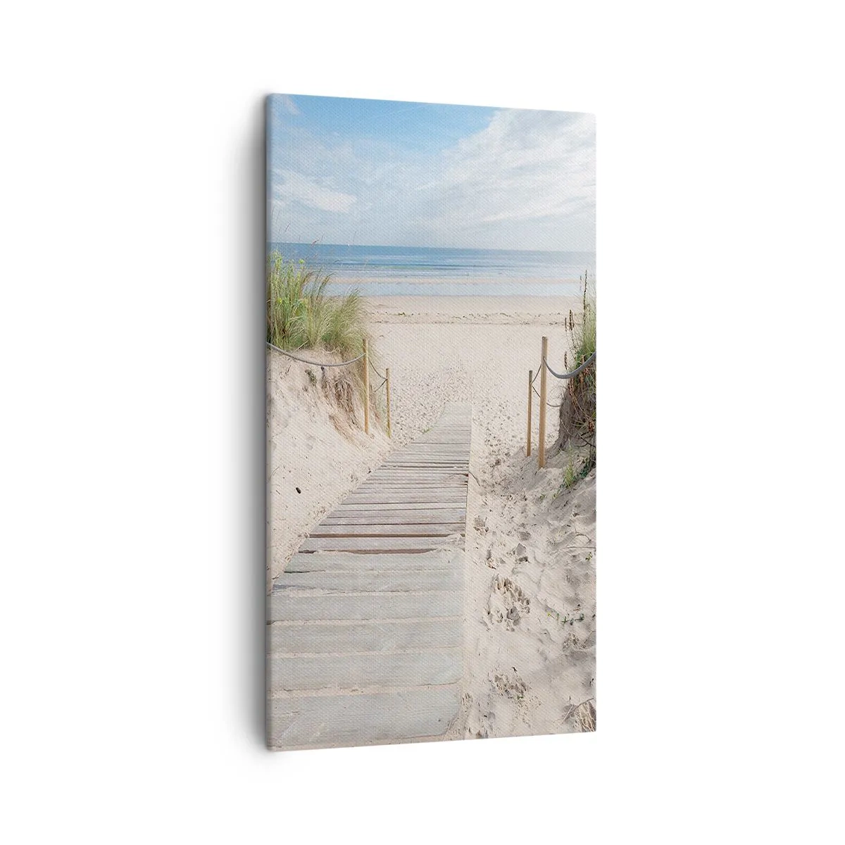 Bild auf Leinwand - Leinwandbild - Bis zum Horizont - 45x80 cm