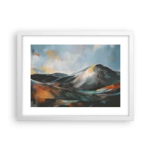 Poster in einem weißen Rahmen - Roh und schön - 40x30 cm