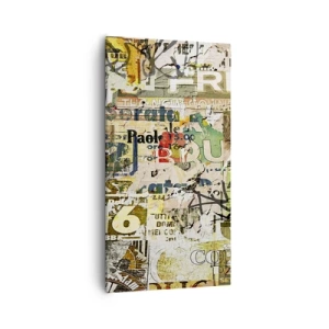 Bild auf Leinwand - Leinwandbild - Ach, es passiert... - 55x100 cm