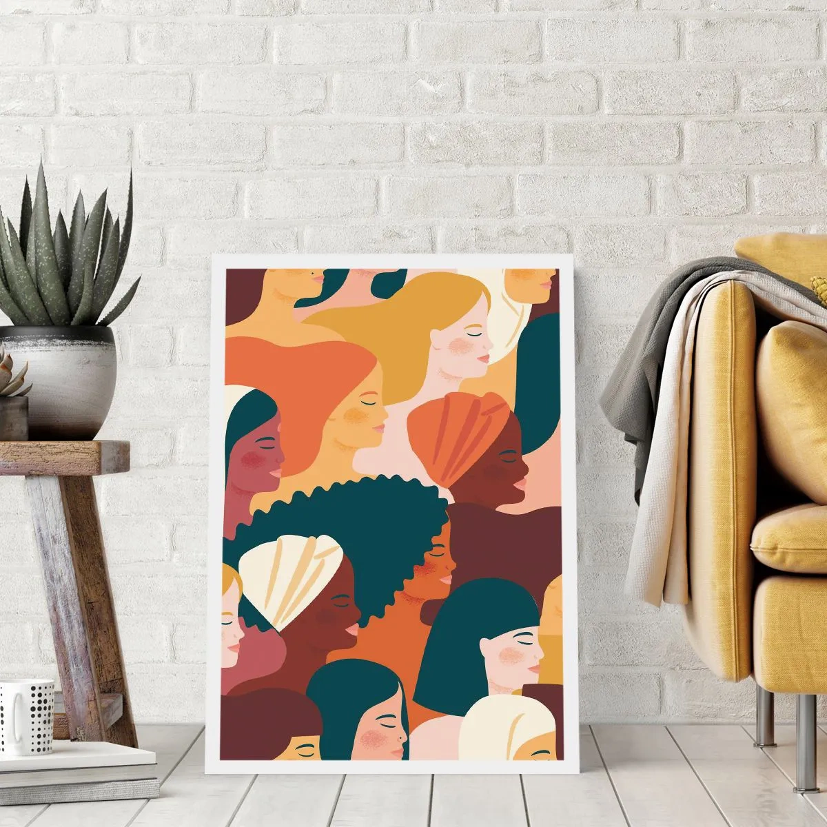 Poster - Nur Weiblichkeit - 40x50 cm