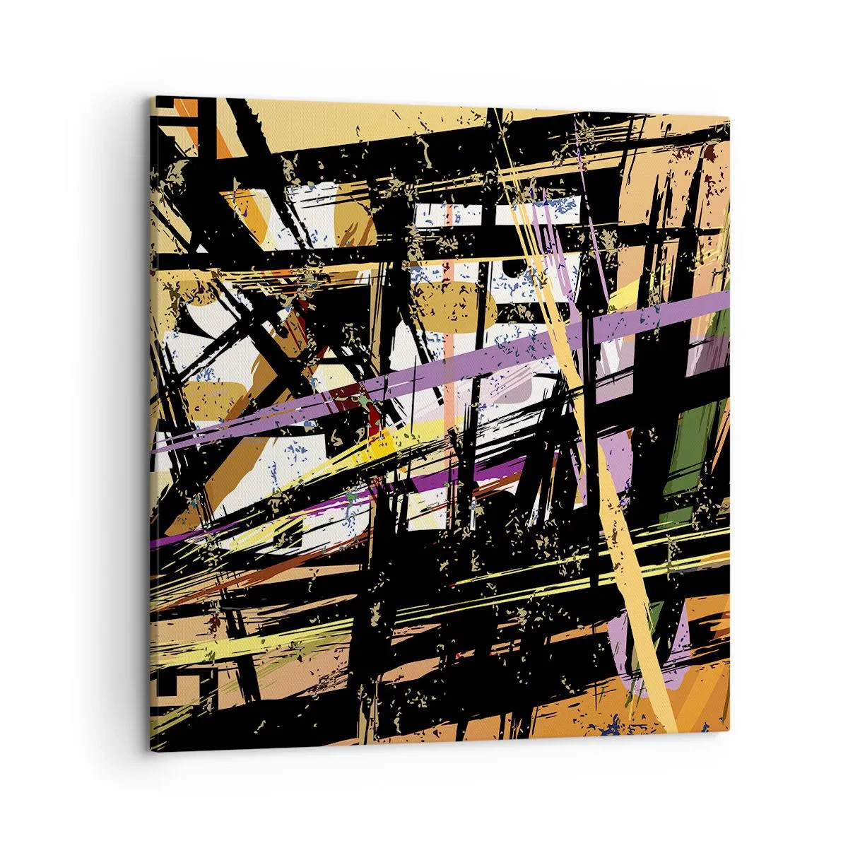 Bild auf Leinwand - Leinwandbild - Ein scharfer Schnitt - 50x50 cm