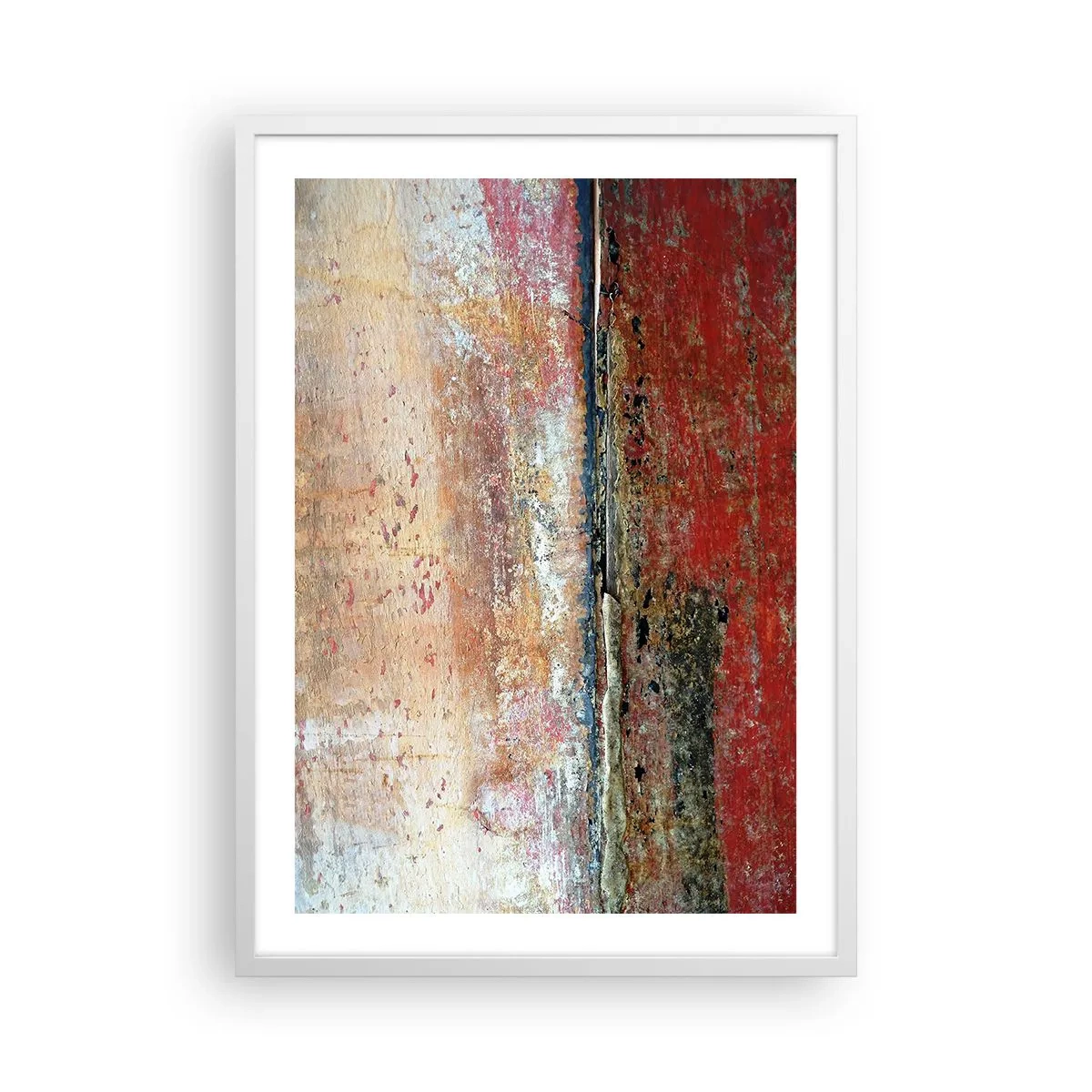 Poster in einem weißen Rahmen - Vielleicht liegt es am Meer - 50x70 cm