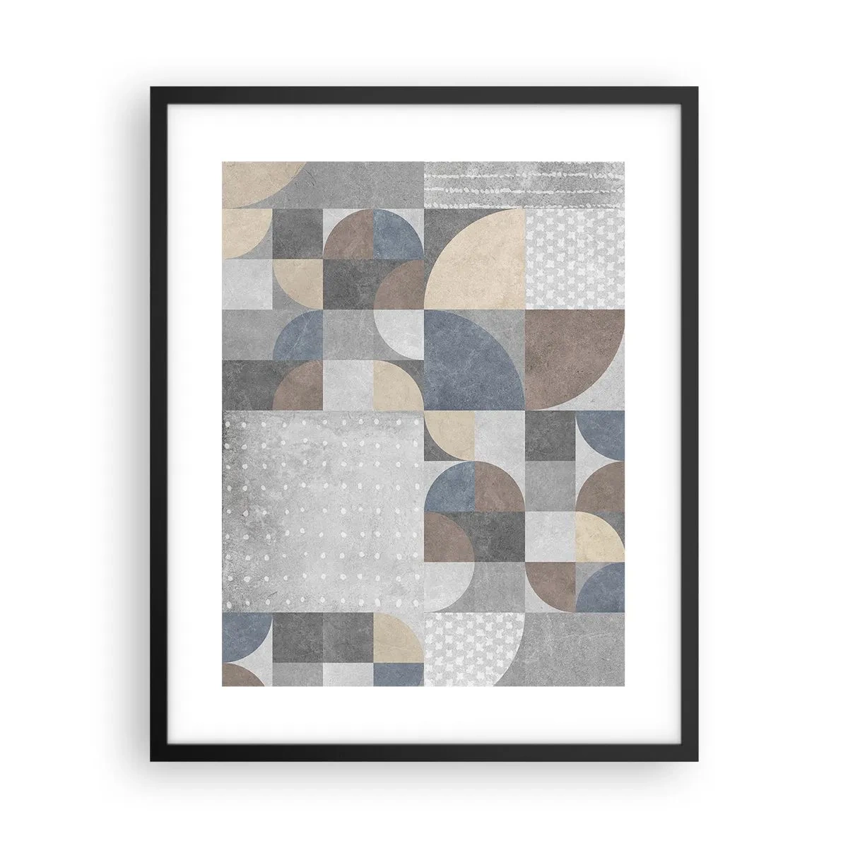 Poster in einem schwarzem Rahmen - Keramische Fantasie - 40x50 cm