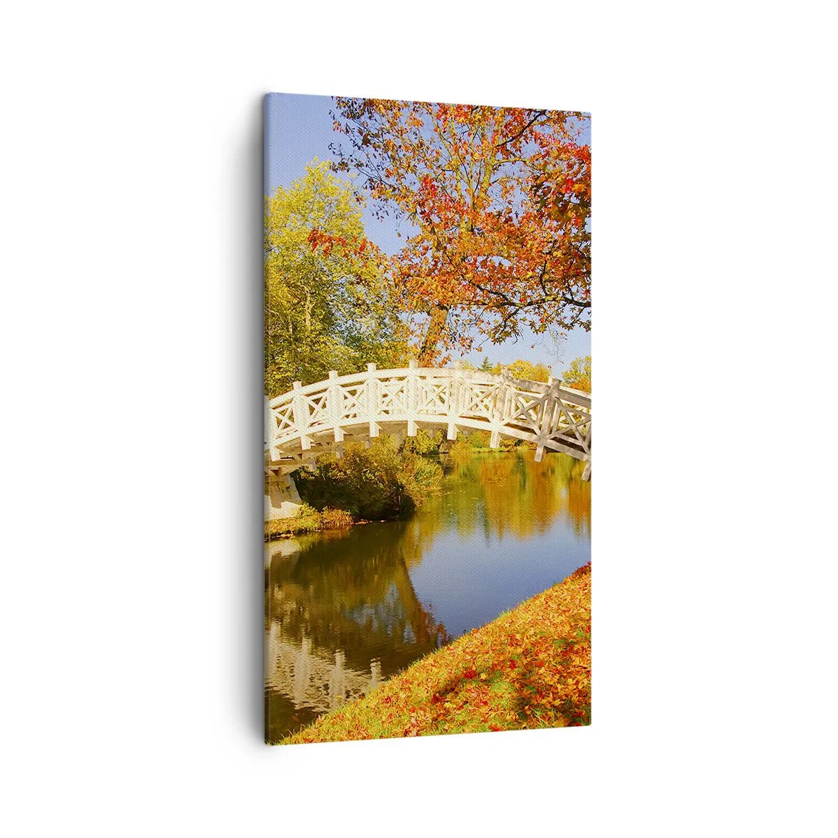 Bild auf Leinwand - Leinwandbild - Auf der weißen Seufzerbrücke - 45x80 cm