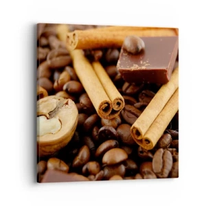 Bild auf Leinwand - Leinwandbild - Konzert der Aromen - 40x40 cm