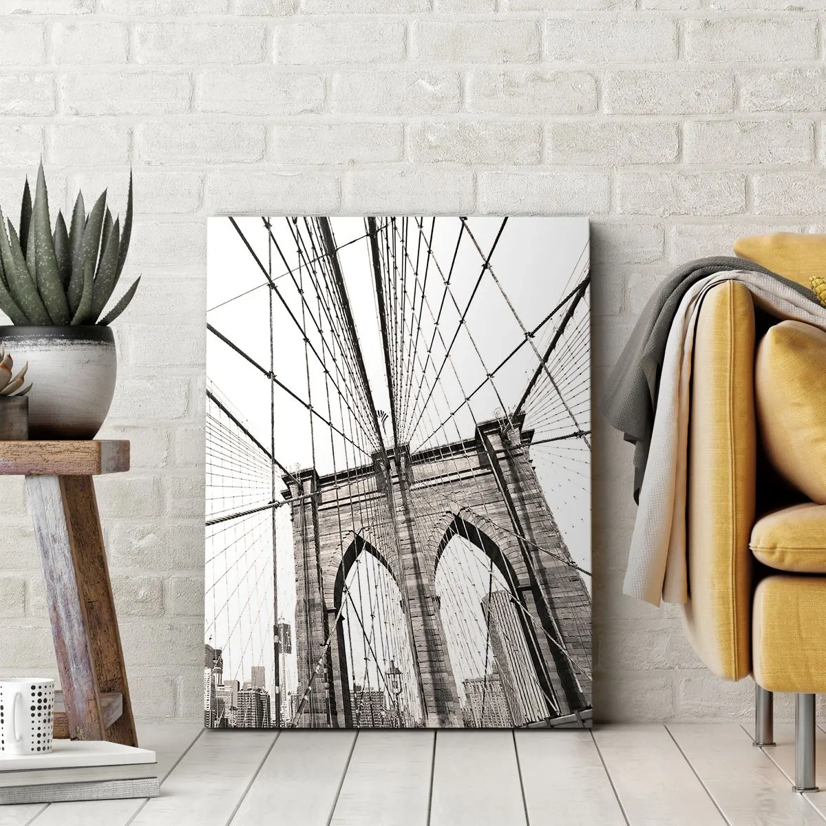 Bild auf Leinwand - Leinwandbild - New Yorker Kathedrale - 45x80 cm