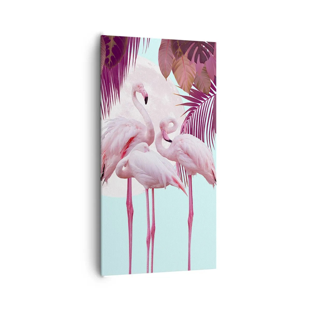 Bild auf Leinwand - Leinwandbild - Drei Vogelgnaden - 65x120 cm