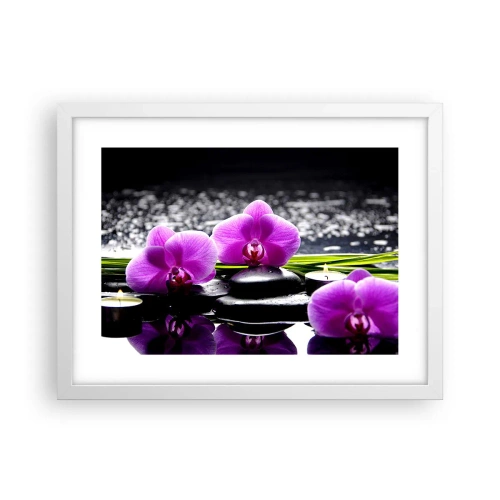 Poster in einem weißen Rahmen - In Ruhe ertrinken - 40x30 cm