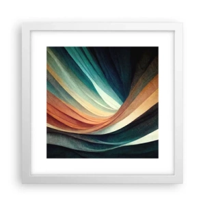 Poster in einem weißen Rahmen - Aus Farben gewebt - 30x30 cm