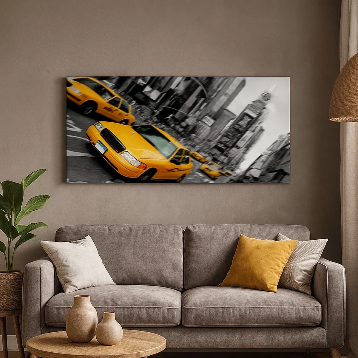 Bild auf Leinwand - Leinwandbild - New Yorker Sonnentropfen - 30x30 cm