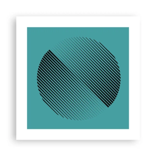 Poster - Kreis – eine geometrische Variante - 40x40 cm