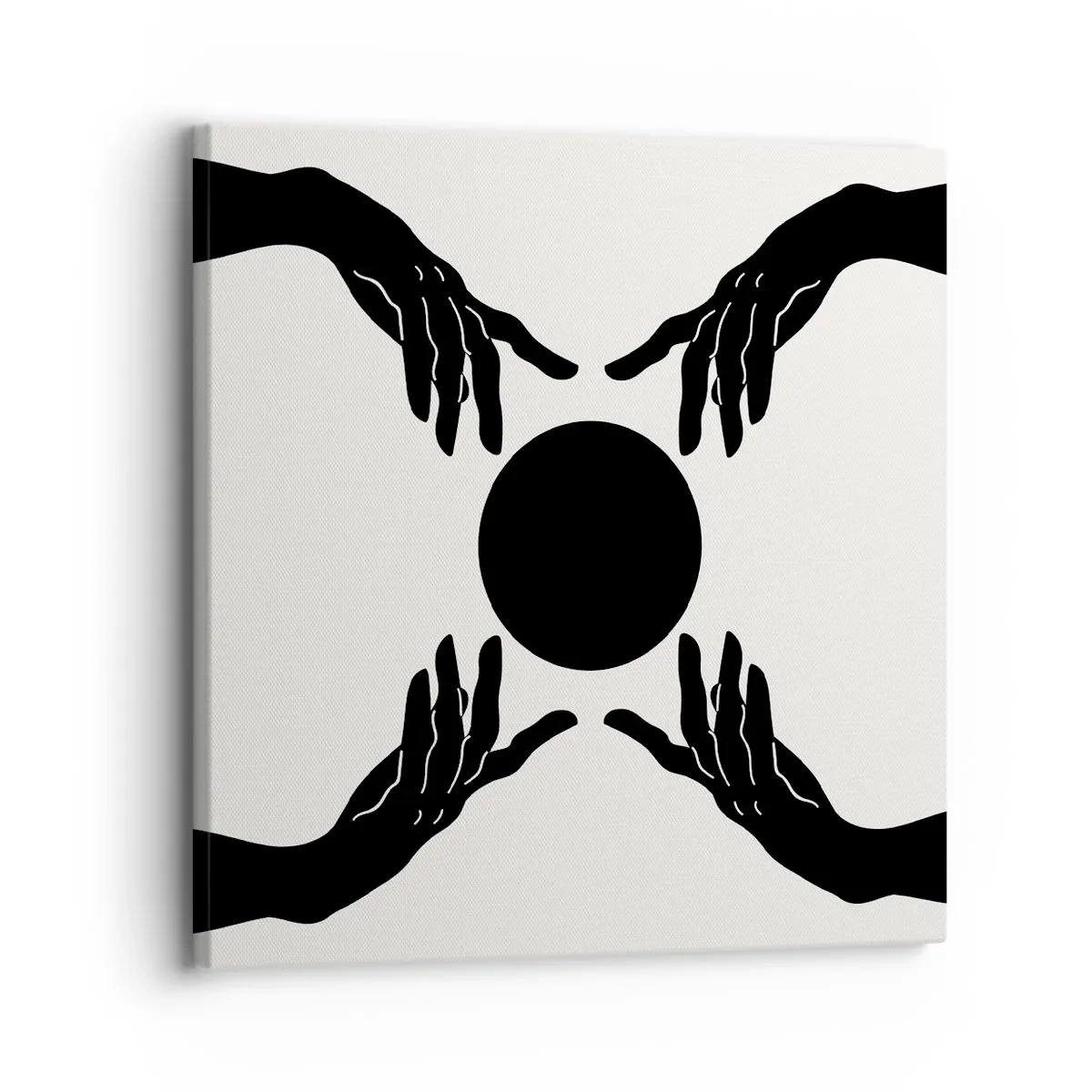 Bild auf Leinwand - Leinwandbild - Geheimes Zeichen - 30x30 cm