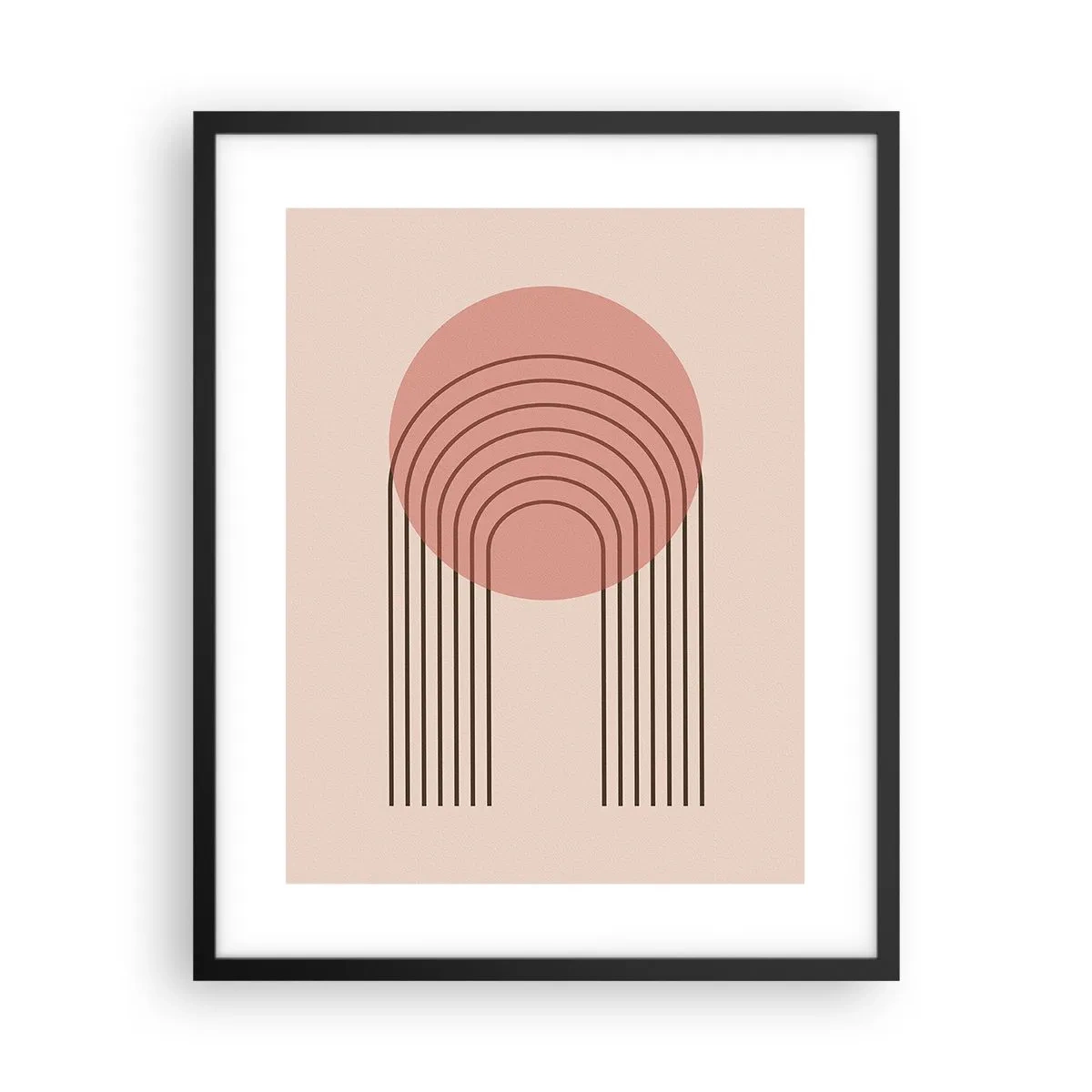 Poster in einem schwarzem Rahmen - Unwiderstehliche Anziehungskraft - 40x50 cm