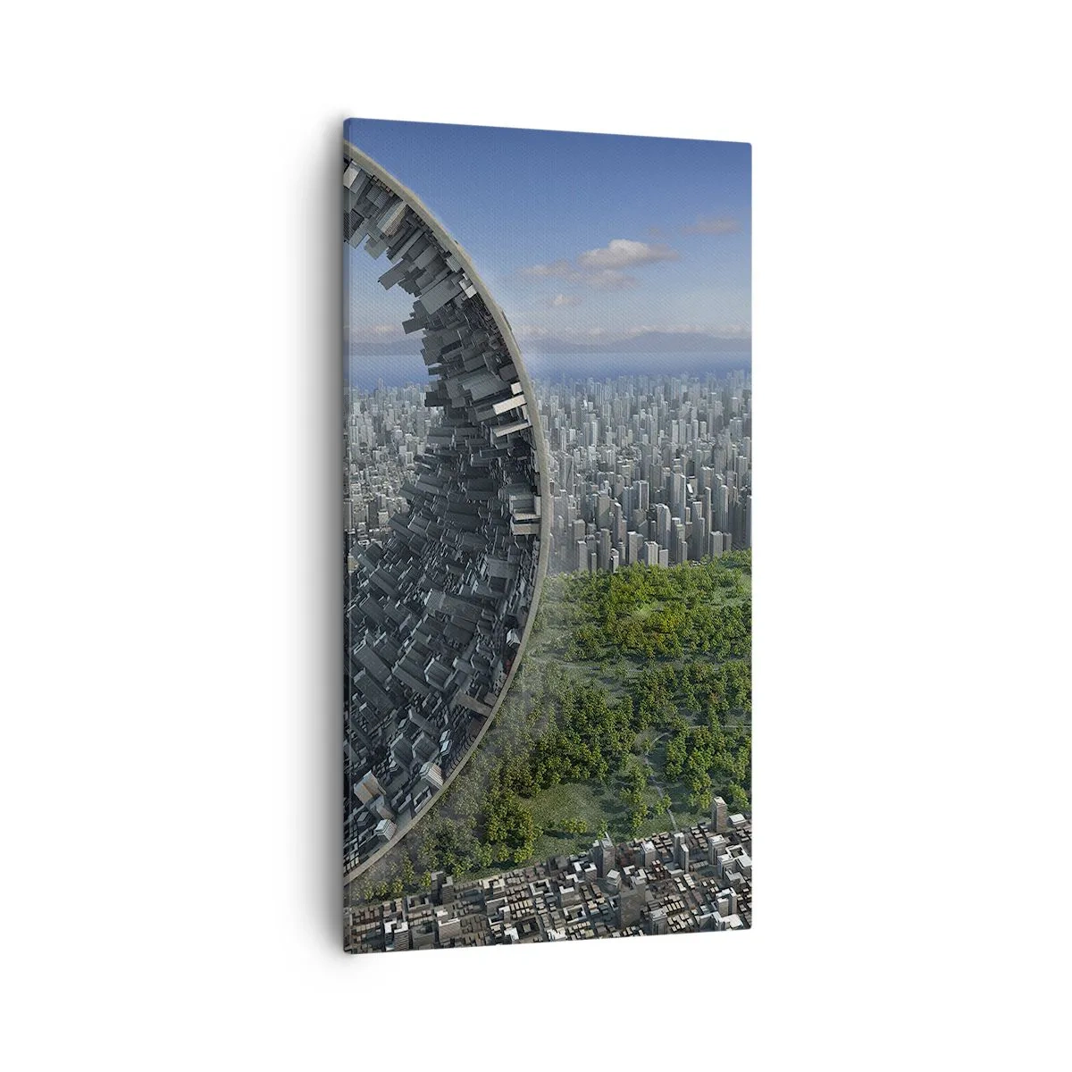 Bild auf Leinwand - Leinwandbild - Die Natur ist ewig - 55x100 cm