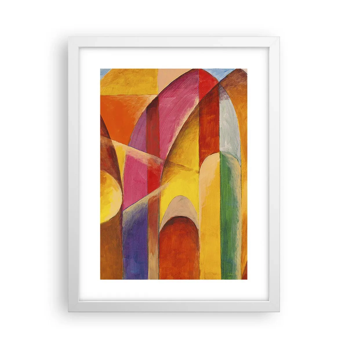 Poster in einem weißen Rahmen - Kathedrale der Sonne - 30x40 cm