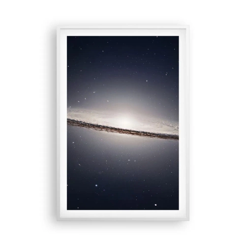 Poster in einem weißen Rahmen - Vor langer Zeit in einer weit entfernten Galaxie ... - 61x91 cm