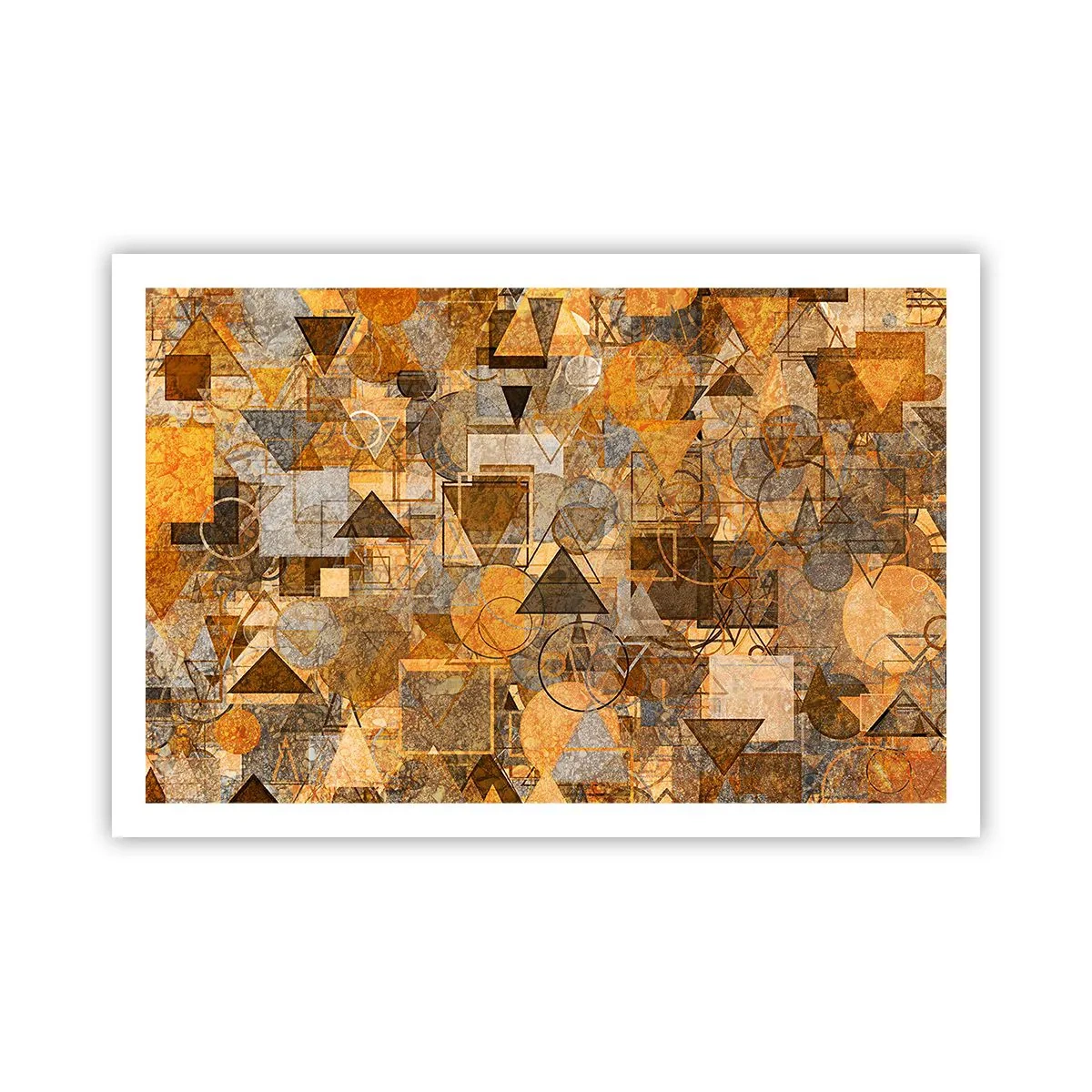 Poster - Die Welt in Form - 91x61 cm