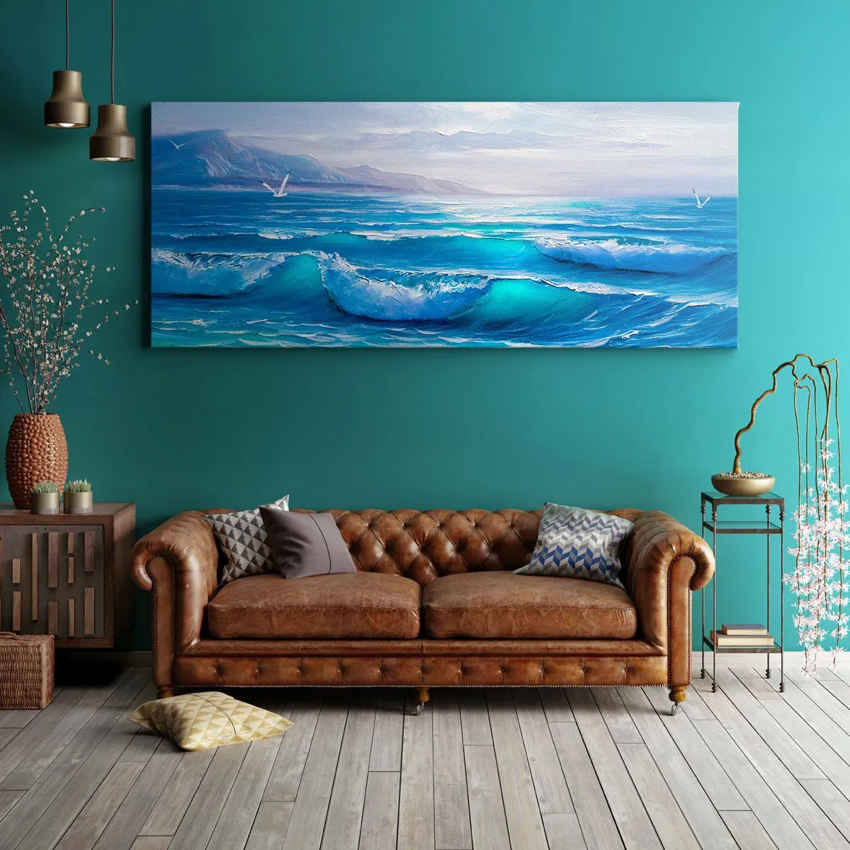 Bild auf Leinwand - Leinwandbild - Es bringt Erleichterung - 100x40 cm