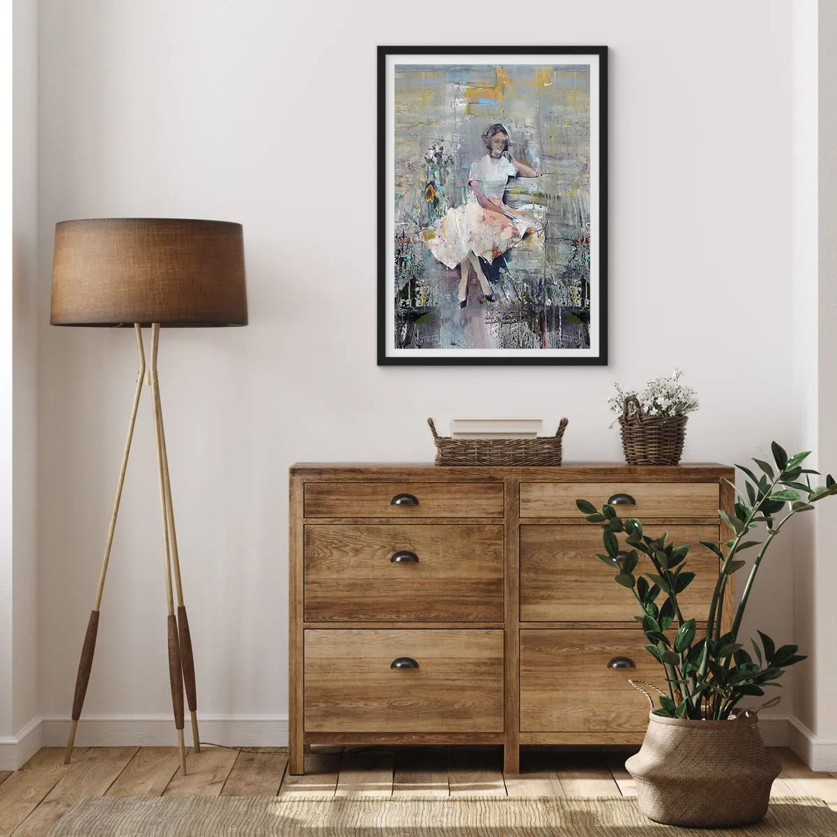 Poster in einem schwarzem Rahmen - Klassisch und modern - 30x40 cm