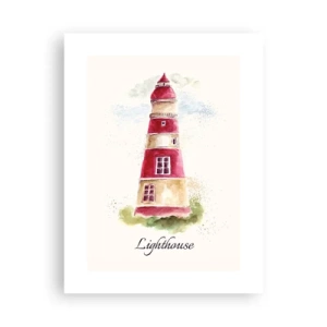 Poster - Das Wetter ringsum ist immer gut - 30x40 cm