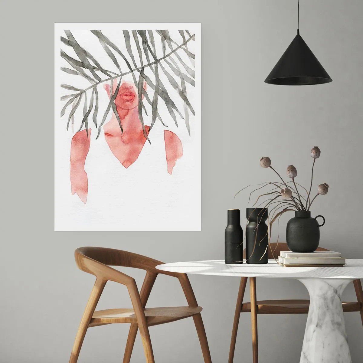 Poster - Dame der Tropen - 30x40 cm