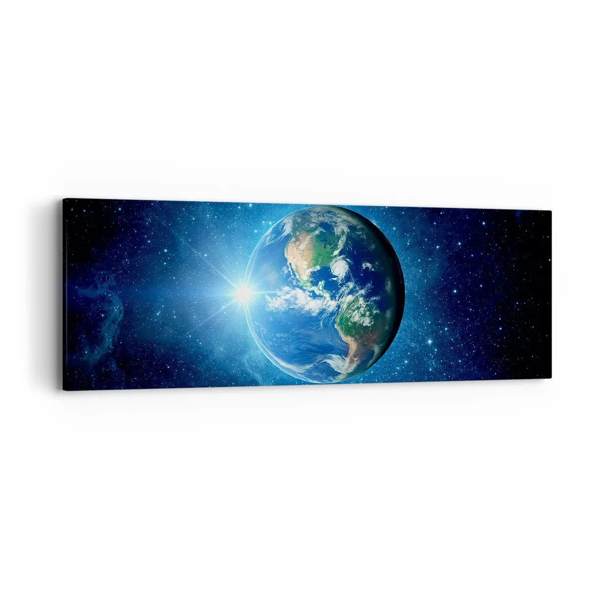 Bild auf Leinwand - Leinwandbild - Wir sind im Himmel - 90x30 cm