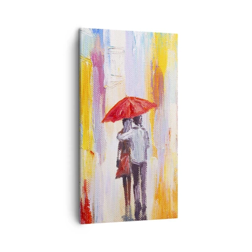 Bild auf Leinwand - Leinwandbild - Lass es weiter regnen - 45x80 cm