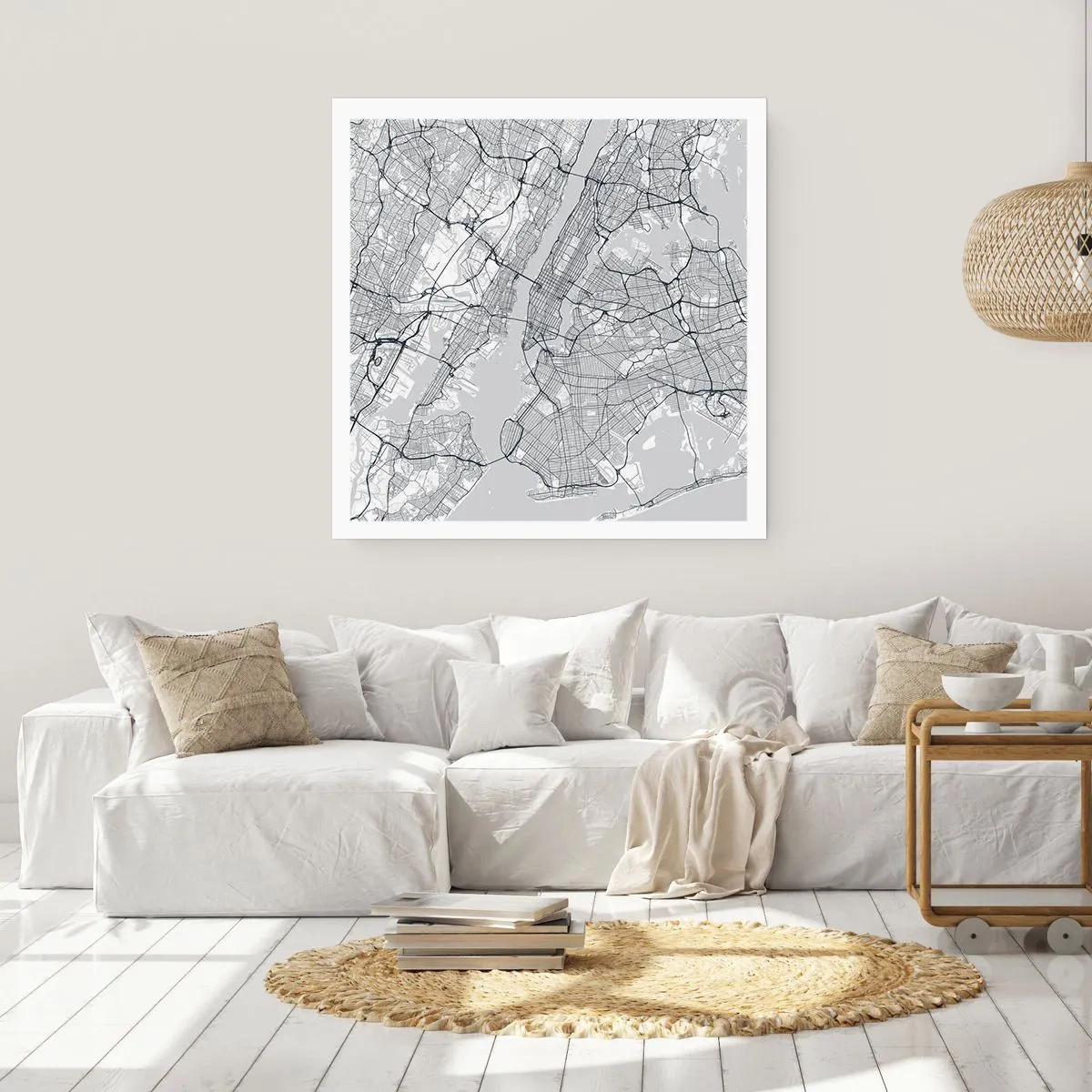 Poster - Die Anatomie einer Metropole - 60x60 cm