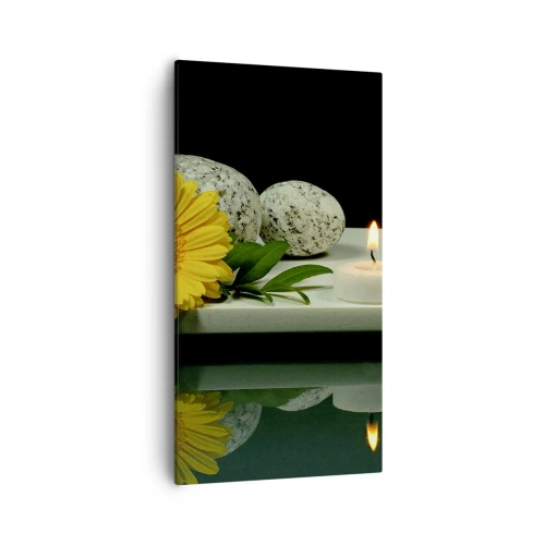 Bild auf Leinwand - Leinwandbild - Beruhigung der Sinne - 55x100 cm