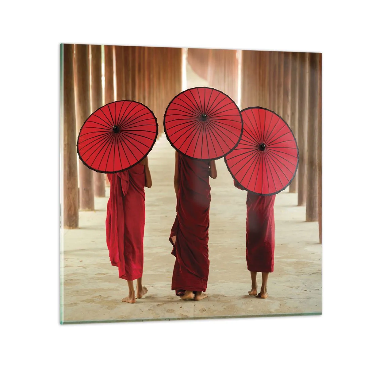 Glasbild - Bild auf glas - Auf dem Weg ins Reine Land - 70x70 cm