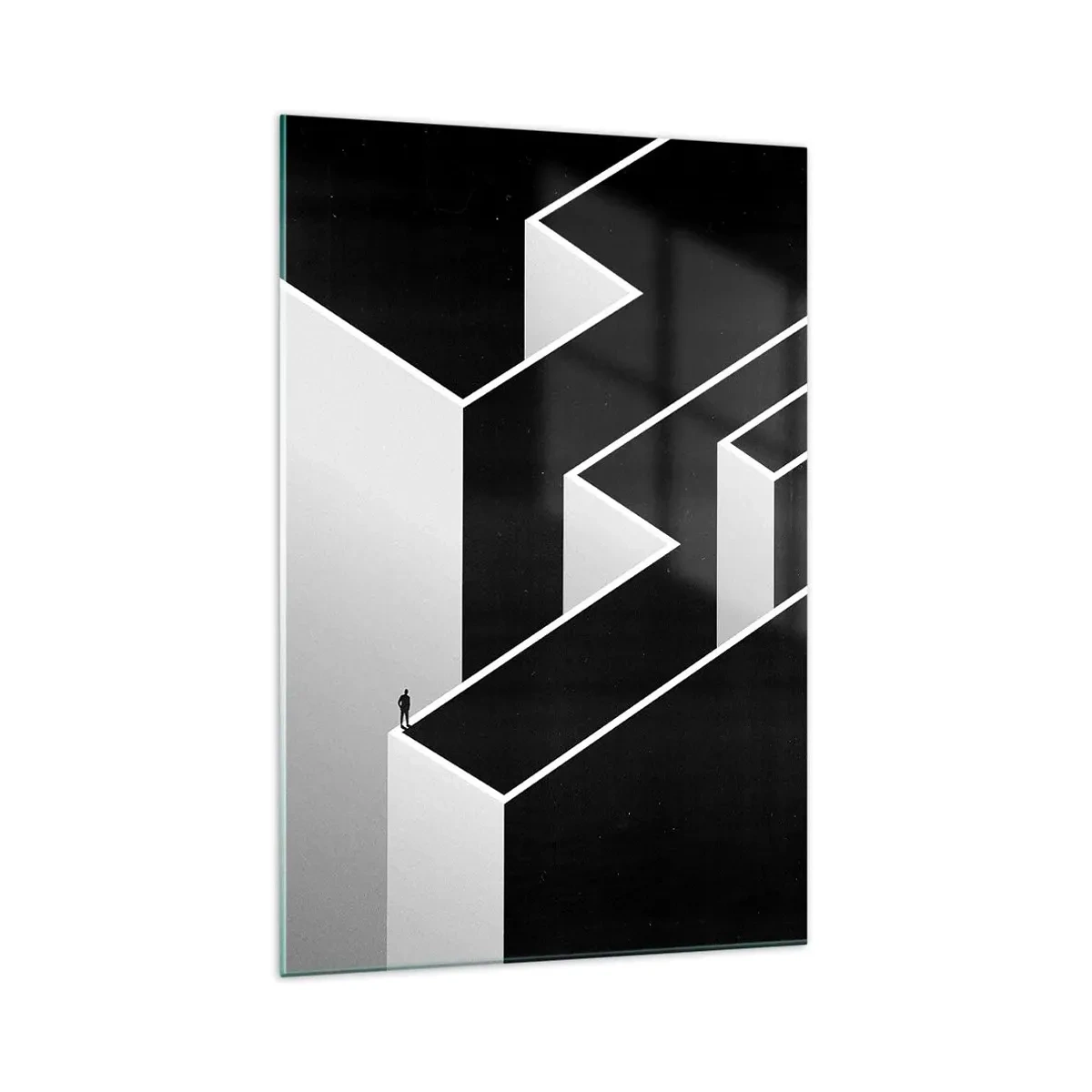 Glasbild - Bild auf glas - Einsamkeit an der Spitze - 70x100 cm