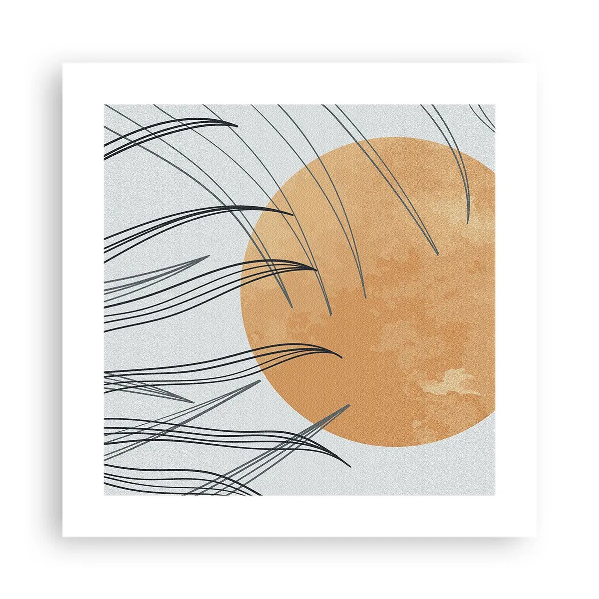 Poster - Immer der Sonne entgegen - 40x40 cm