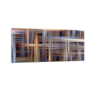 Glasbild - Bild auf glas - Aus Licht gewebt - 100x40 cm