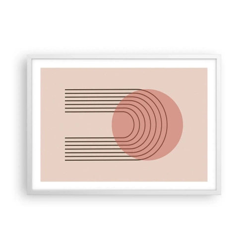 Poster in einem weißen Rahmen - Unwiderstehliche Anziehungskraft - 70x50 cm