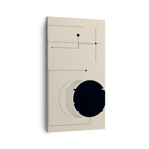 Bild auf Leinwand - Leinwandbild - Flexible und dynamische Komposition - 45x80 cm