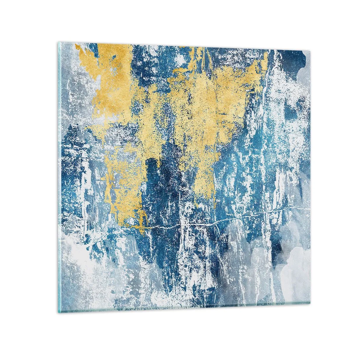 Glasbild - Bild auf glas - Abstraktion voller Wetter - 70x70 cm